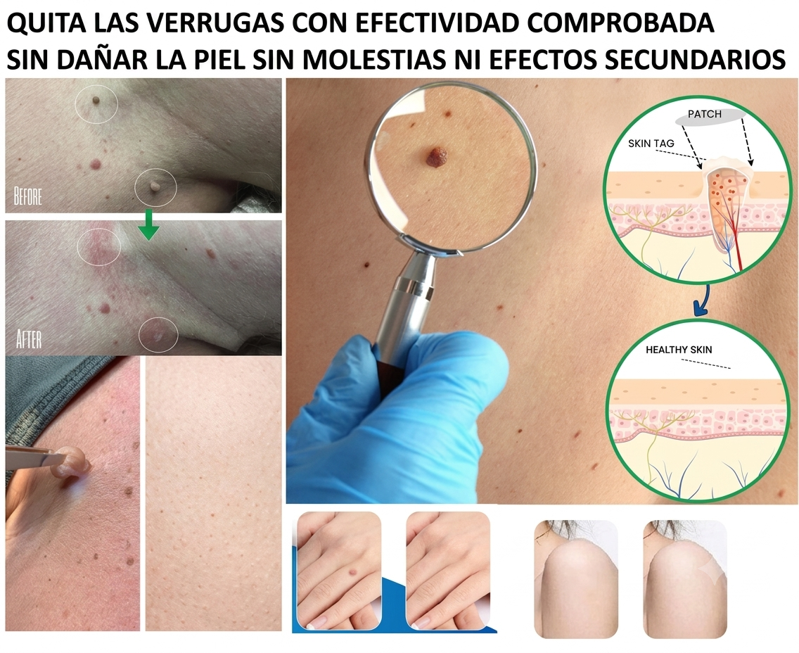 Removedora de verrugas efectiva